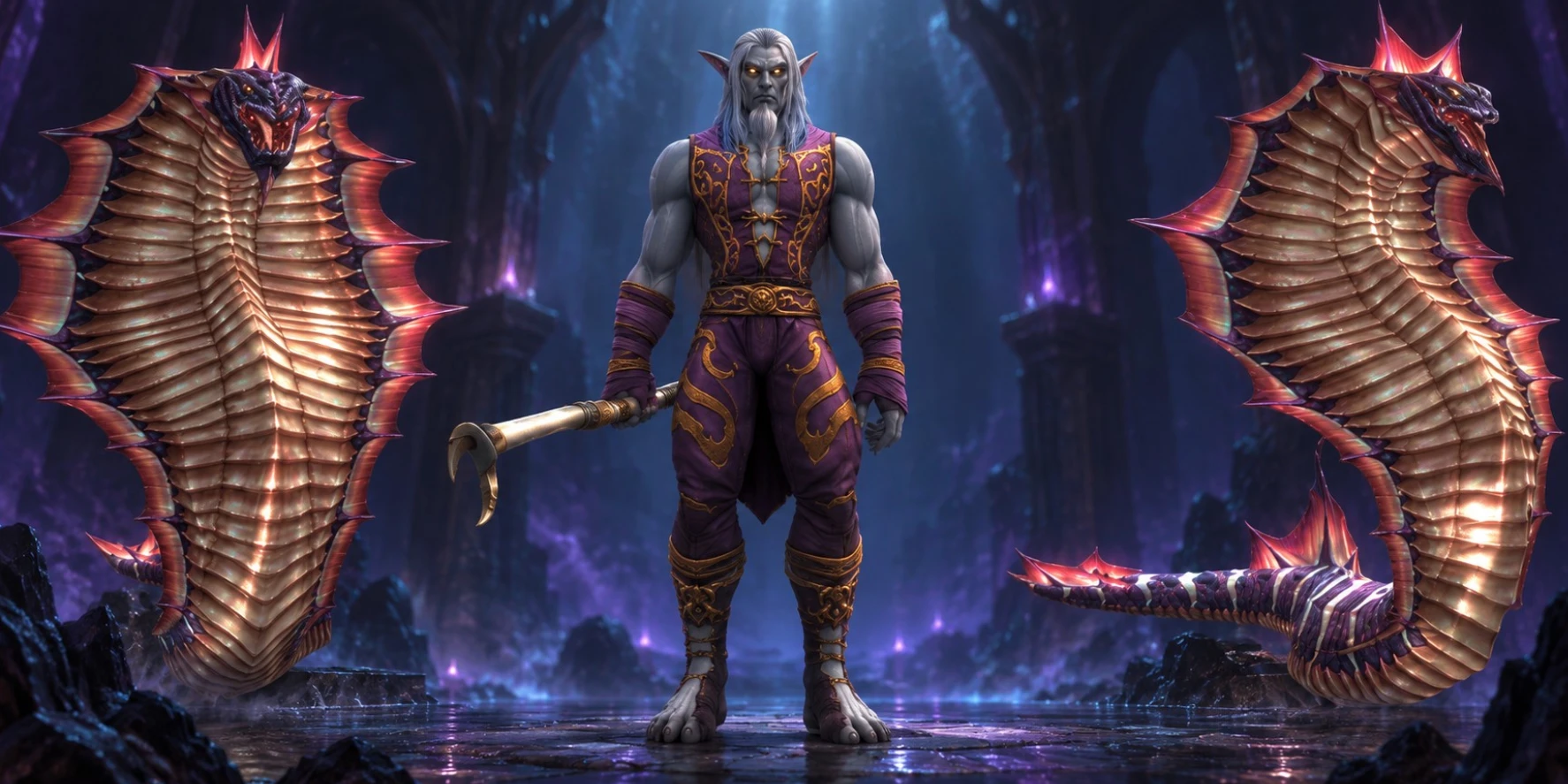 WoW Forever Druids Can Turn Into Serpents With the Embrace of the Viper Set