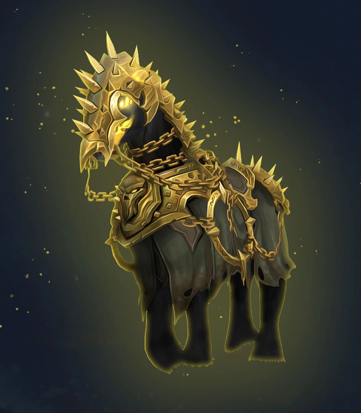 Fallen Charger's Reins Mount