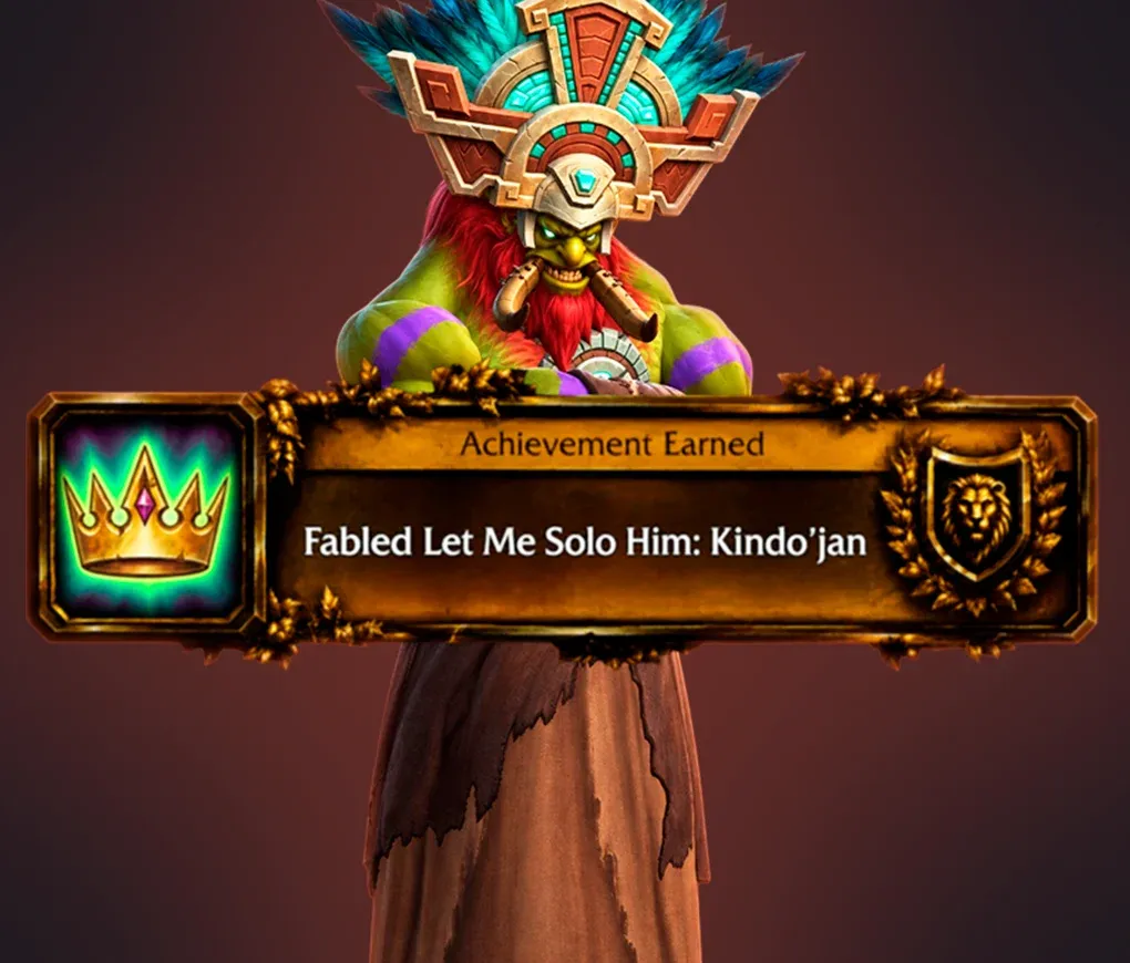 WoW Fabled Let Me Solo Him: Kindo'jan Boost