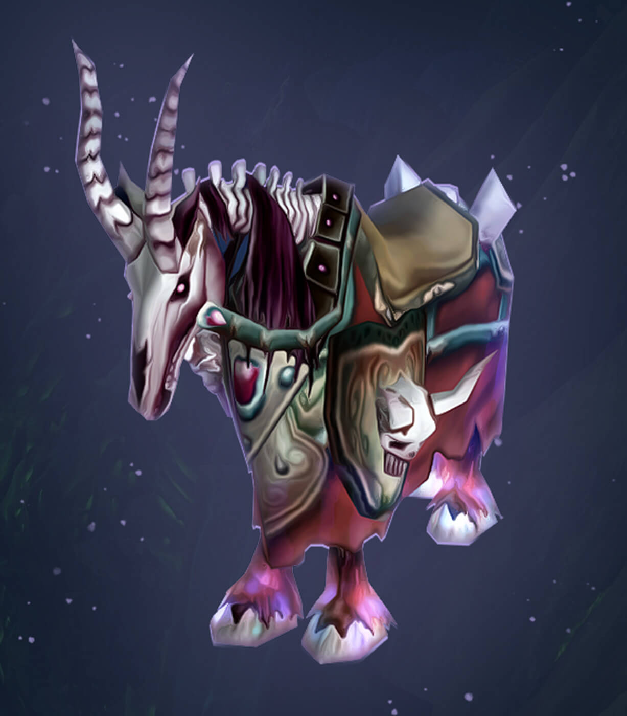 Red Skeletal Warhorse Mount | Buyboost.com